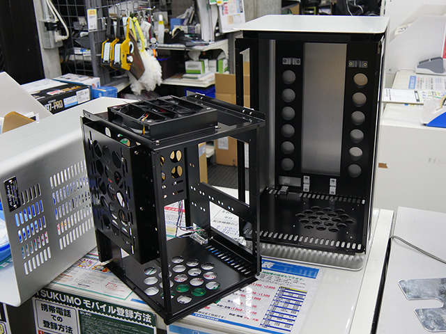 AS Enclosure RS01 PCケース ブラックアルマイト ASE-RS01-BK