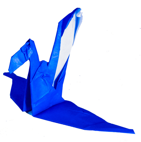 授業で作った折り鶴(原価32,)-