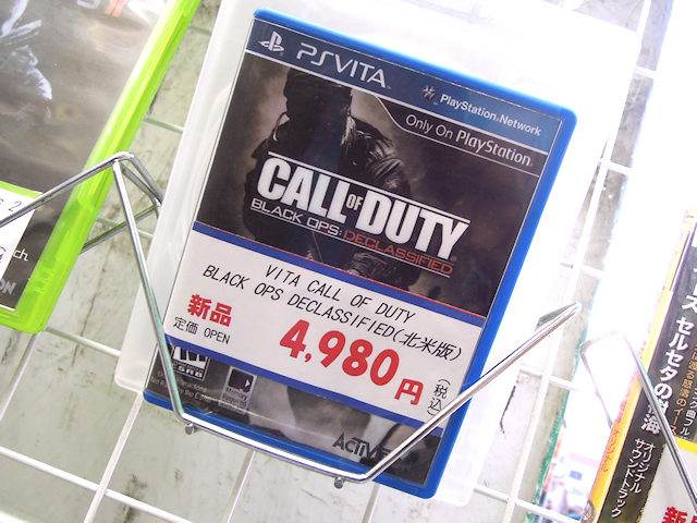 PS Vita「Call of Duty: Black Ops Declassified」（海外版）
