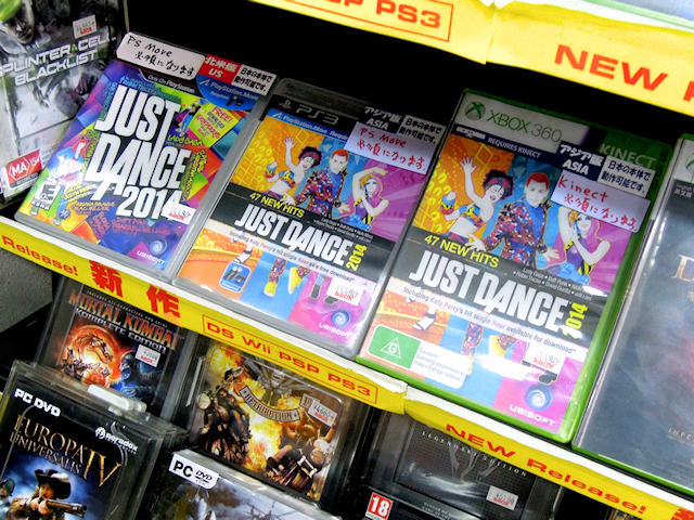 PS3/Xbox 360「JUST Dance 2014（海外版）」（販売ショップはアソビットホビーシティ）