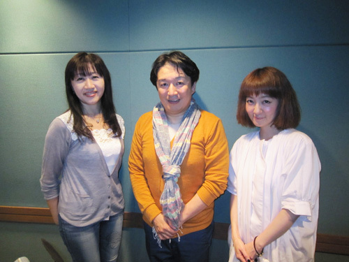 左から、 冬馬由美さん、タカヤマツトムさん、笠原弘子さん