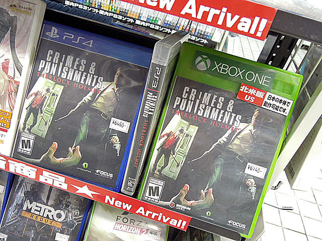 PS4/Xbox One「CRIMES＆PUNISHMENT（海外版）」　※販売ショップは、アソビットホビーシティ