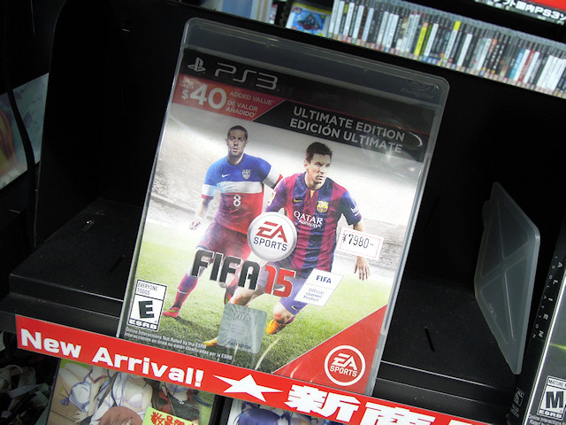 PS3「FIFA 15（海外版）」　※販売ショップは、アソビットホビーシティ