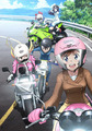 女子高バイク青春アニメ「ばくおん!!」、キービジュアルと放送情報を発表！　極上爆音仕様の先行上映会開催も決定