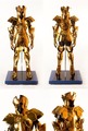 「聖闘士星矢30周年展」、目玉となる黄金聖闘士の等身大立像を公開！　牡牛座のアルデバラン、双子座のサガ