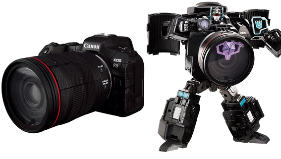 【トランスフォーマーTOY新作情報】キャノンのミラーレスカメラ「EOS R5」とトランスフォーマーがコラボを実現！【2023年10月発売】