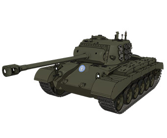 【大学選抜】M26パーシング重戦車