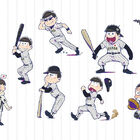 TVアニメ「おそ松さん」、野球日本代表「侍ジャパン」とのコラボビジュアルを公開！　コラボグッズ情報や特典イラストも