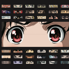 いいアニメは、“目”を見ればわかる。アニメキャラの目だけを集めた「Netflix アニ“目”ジャック」が新宿駅地下通路にて開催決定！