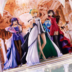 「『Fate/stay night』～15th Celebration Project～」より、武内崇氏デザインのドレスを身に纏ったセイバー、遠坂凛、間桐桜のスケールフィギュアが登場