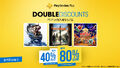 PS Plus「Double Discount」セール、本日3月4日（水）より期間限定開催。加入者なら2倍の割引で対象ゲームを購入可能に！