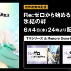 劇場版アニメ「Re:ゼロから始める異世界生活 氷結の絆」が、6月4日にABEMAにて世界初無料配信決定！
