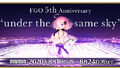 スマホゲーム「Fate/Grand Order」5周年を記念して、10大キャンペーンや期間限定サーヴァントが登場！