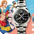 「ONE PIECE」の冒険を彩る6人の女性キャラクターとルフィの“出会いの軌跡”を辿るメタルバンドの腕時計が登場！