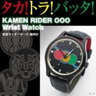 仮面ライダーオーズ10周年記念！「仮面ライダーオーズ」より、短針がアンクになった牛革腕時計が登場!!