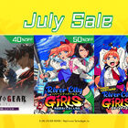 アークシステムワークス「July Sale」本日スタート！「GUILTY GEAR」「熱血硬派くにおくん外伝River City Girls」 シリーズが最大50％OFF!